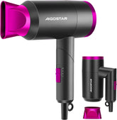 Fohn - Haardroger - Inklapbare Föhn - 1800W - Grijs - Aigostar •
